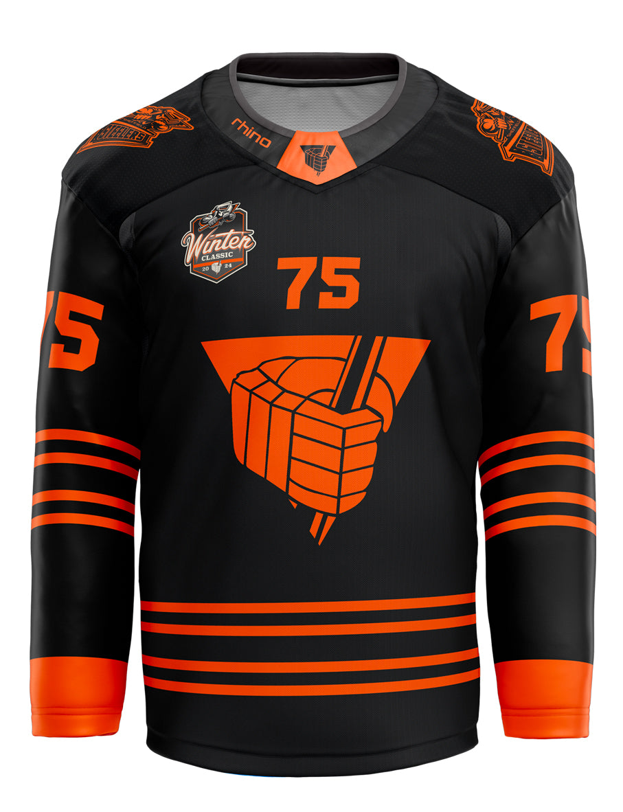 2024 25 Steelers Winter Classic Black Jersey Sheffield Steelers