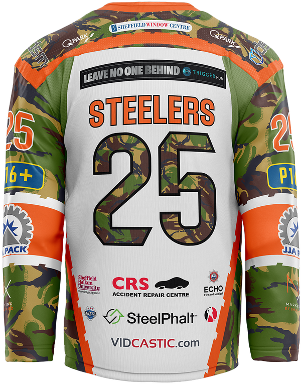 2025-26 White Camo Remembrance Jersey