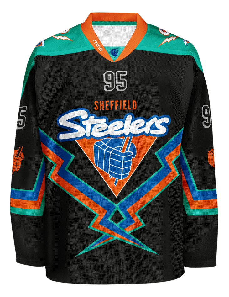 Steelers Retro Jersey Black Sheffield Steelers Store