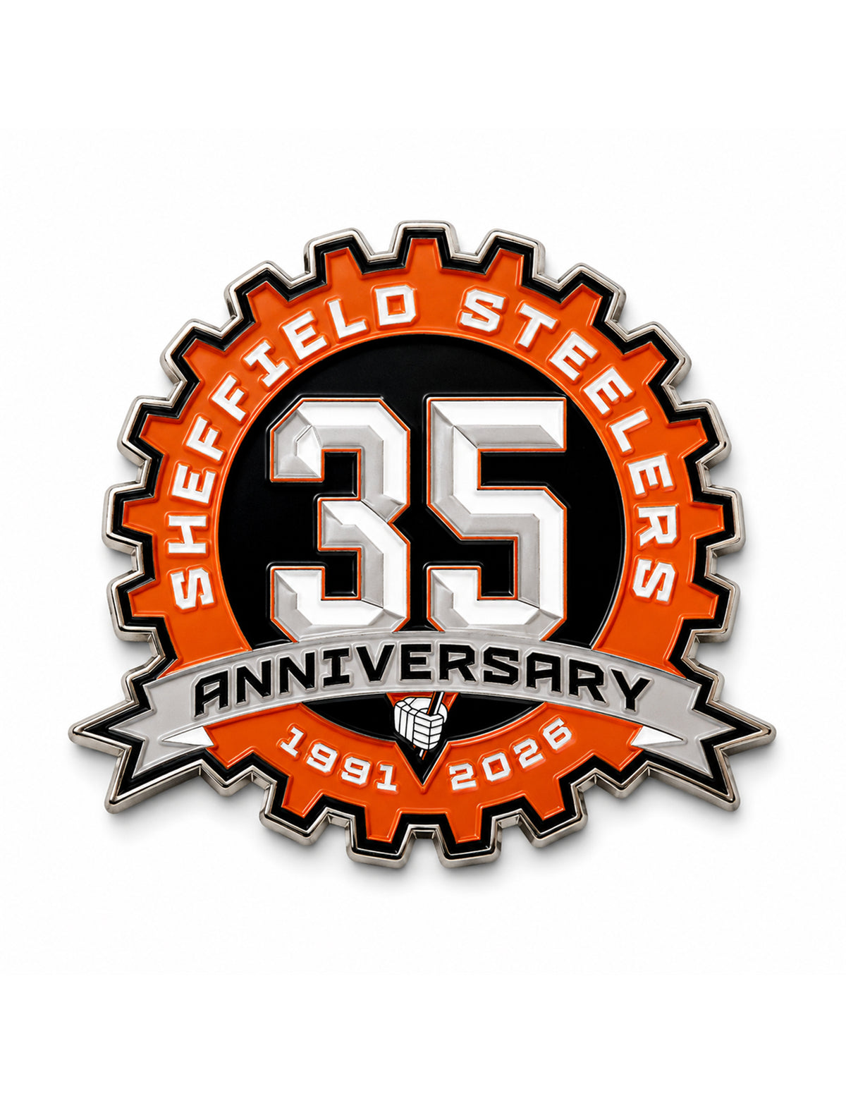Steelers 35th Anniversary Enamel Pin Badge