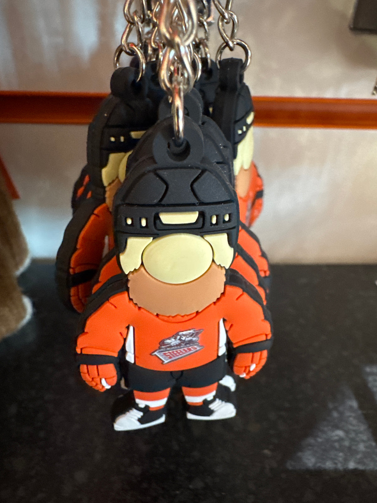 Steeler Dan Keyring