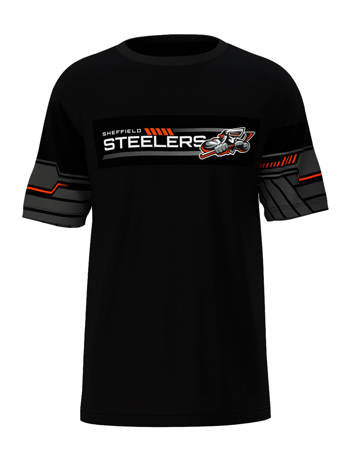 Steelers Black Team T Shirt Kids
