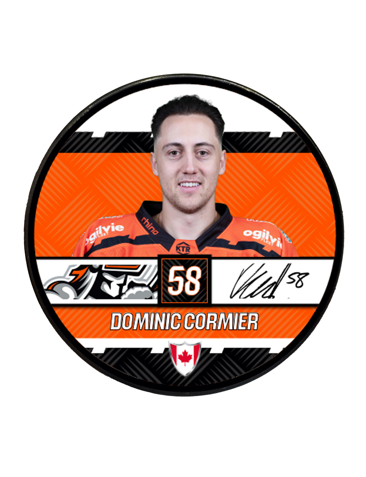 #58 Cormier Puck 25/26