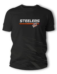 Steelers Team Gym Black T Shirt