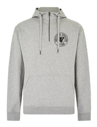 Retro Grey 1/4 Zip Hoodie