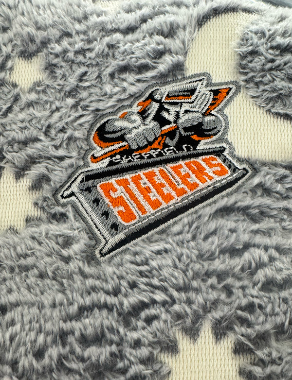 Grey Glow In Dark Hooded Blanket