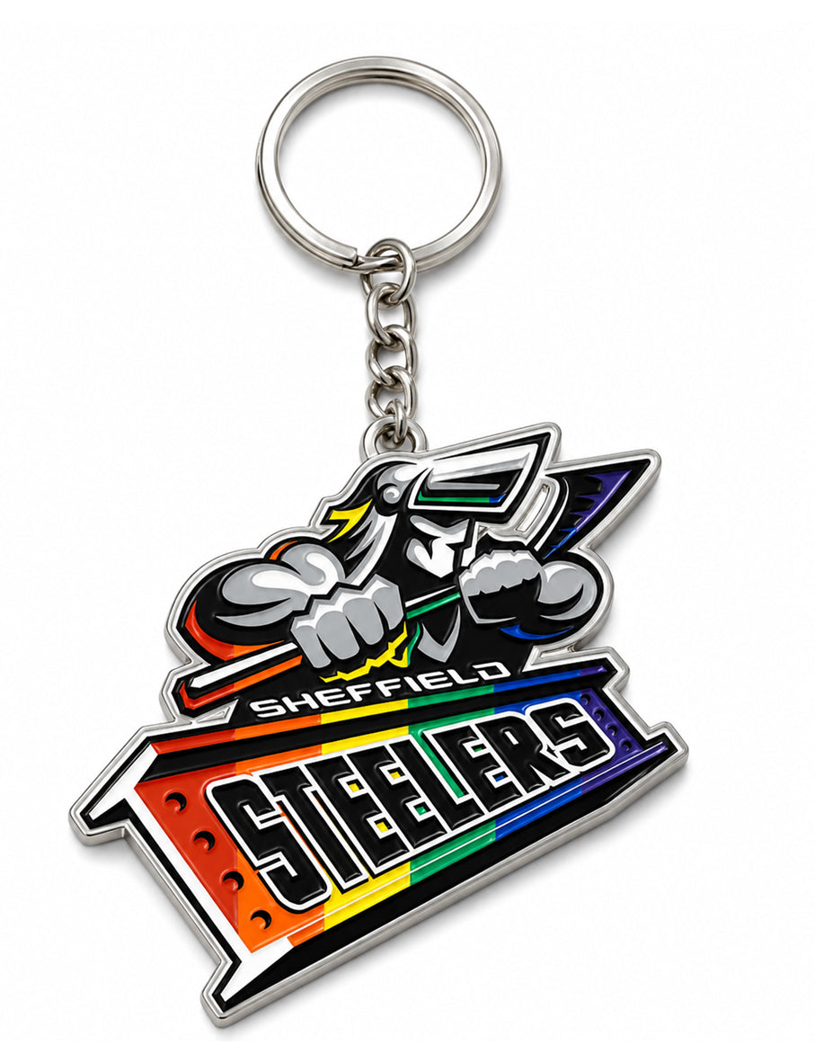 Steelers Hockey For All Key Ring