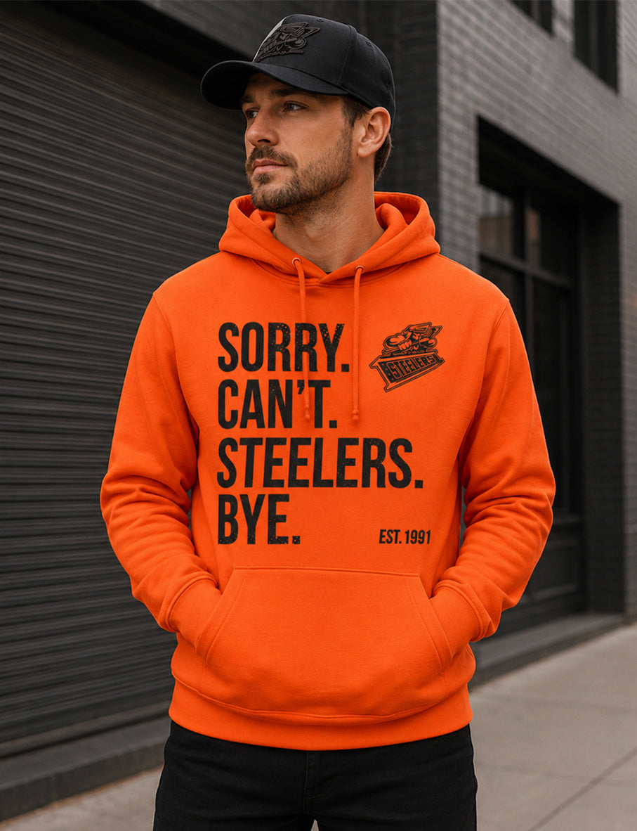 Sorry. Can't. Steelers. Bye.