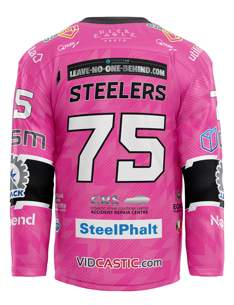 2024 25 Pink Replica Jersey Sheffield Steelers