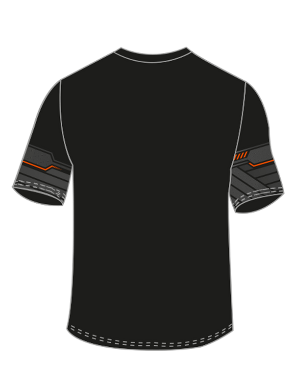 Steelers Team Gym Black T Shirt