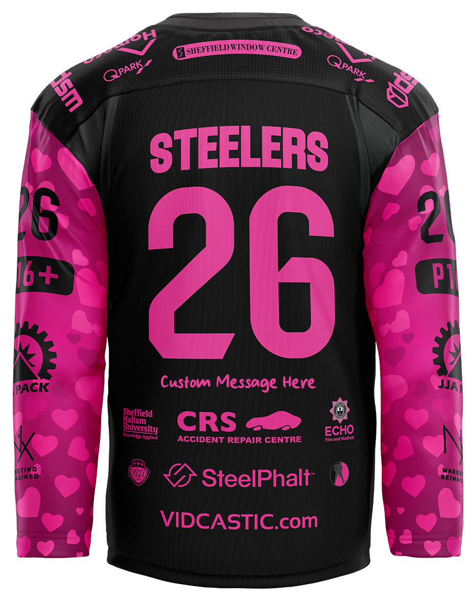 2025 Steelers Valentine Jersey – Sheffield Steelers