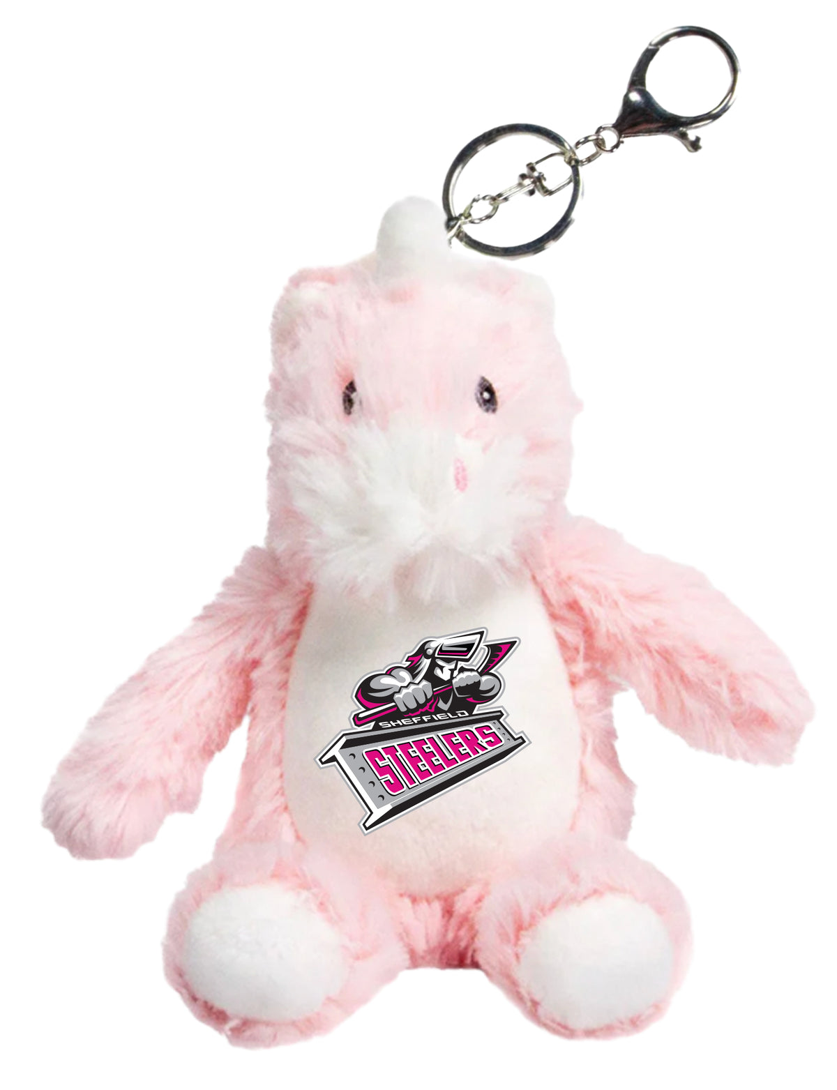Steelers Pink Unicorn Keyring