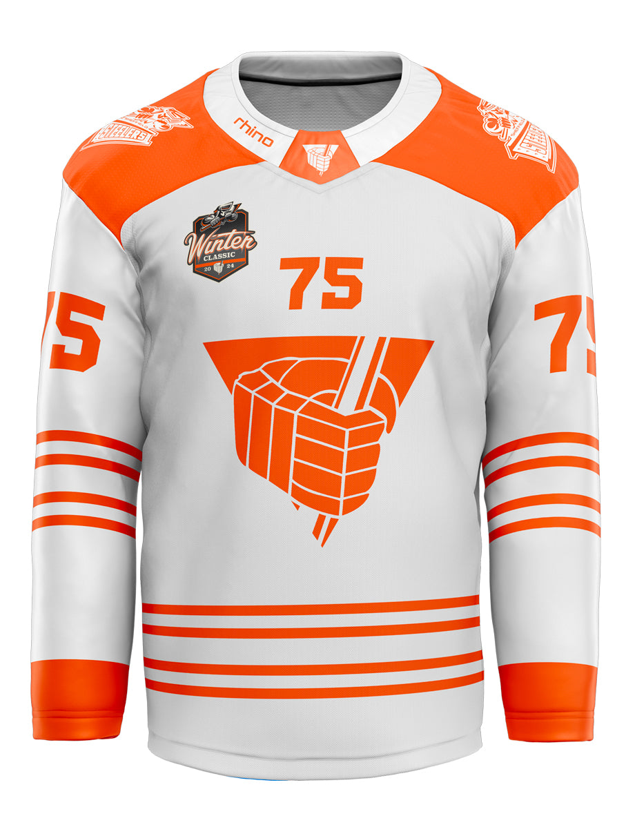 2024-25 Steelers Winter Classic White Jersey