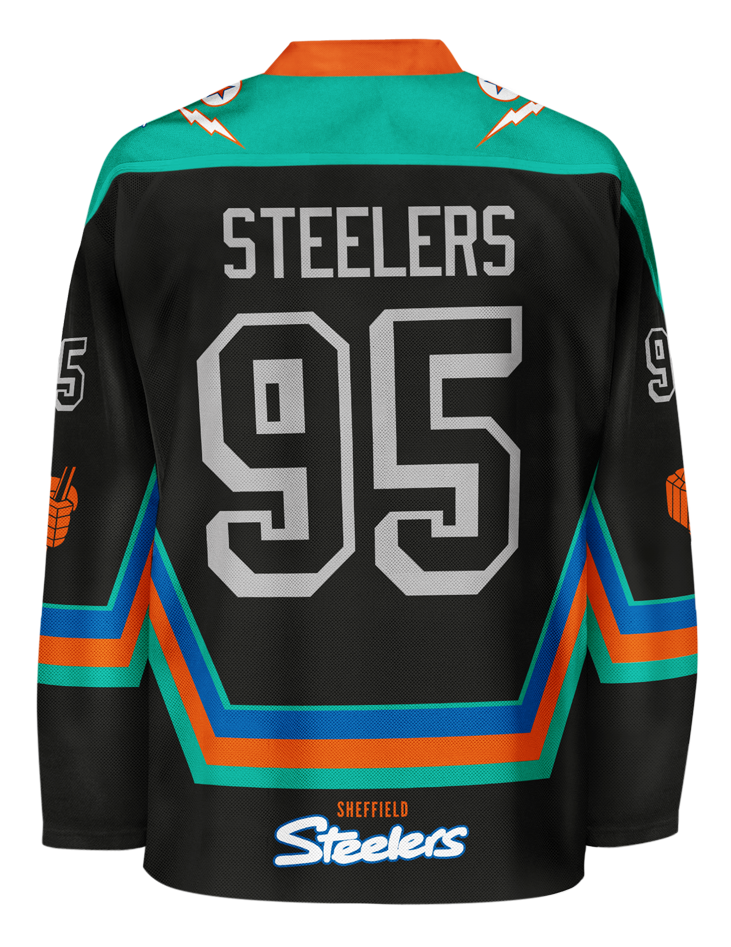 Steelers Retro Jersey Black – Sheffield Steelers